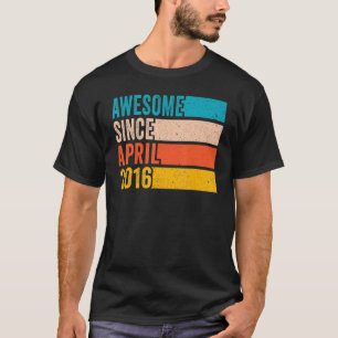 Glücklich 6. Geburtstag 6 Jahre alt Phantastisch s T-Shirt