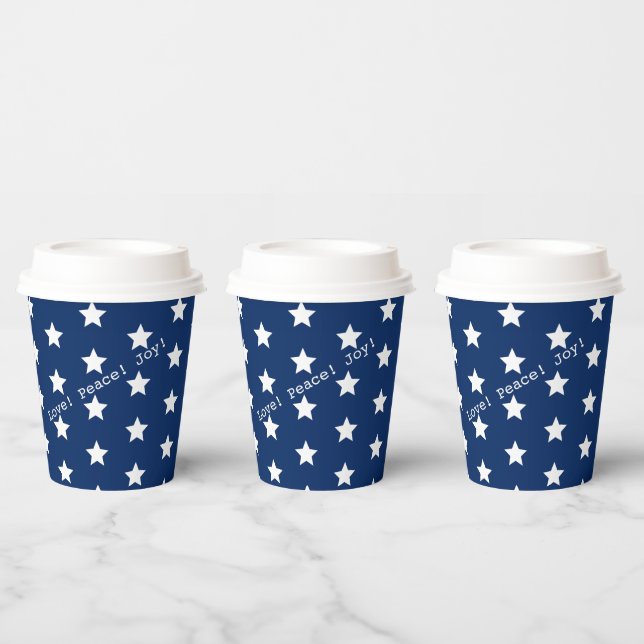 Glücklich! American USA Flag 4. Juli Personalize Pappbecher (Multi)