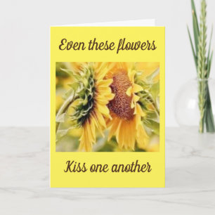 GLÜCKLICH **^ANNIVERSARY*** LET'S KISS KARTE