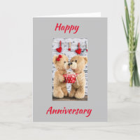 GLÜCKLICH "ANNIVERSARY" zu **MY HONEYBEAR** Card