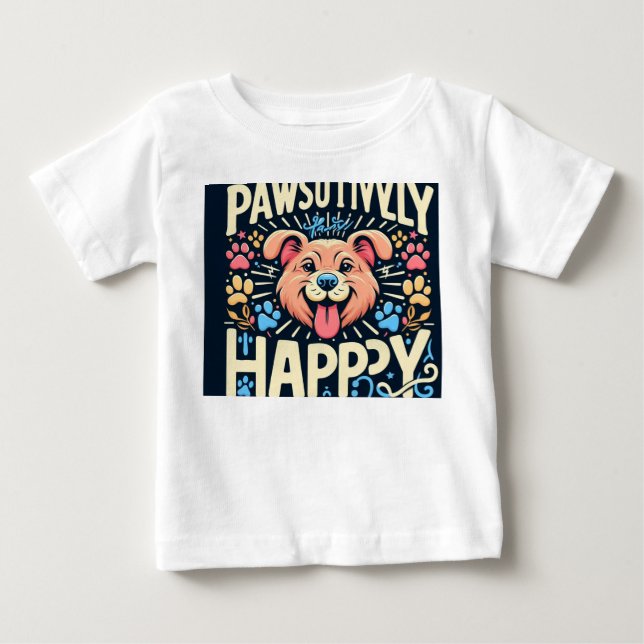 glücklich baby t-shirt (Vorderseite)