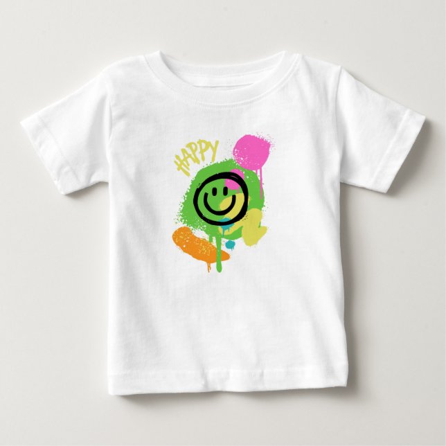 glücklich baby t-shirt (Vorderseite)