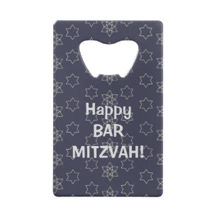 Glücklich Bar Mitzvah! Geldbeutel Flaschenöffner