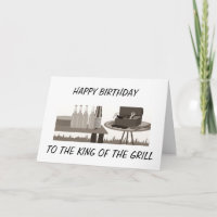 GLÜCKLICH BIRTHTAG ZU "DER KÖNIG DES GRILLS"