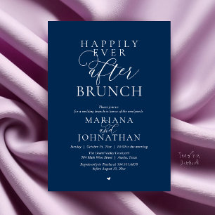 Glücklich bis ans Ende der Zeit Brunch, Moderne el Einladung
