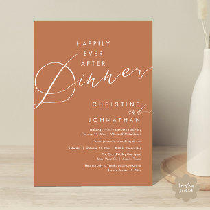 Glücklich bis ans Ende der Zeit Dinner Romantische Einladung