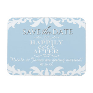 Glücklich bis ans Ende der Zeit Hochzeit Save-the- Magnet