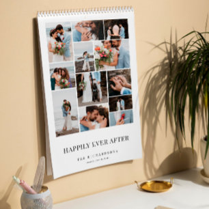 Glücklich bis ans Ende der Zeit - Minimale Hochzei Kalender