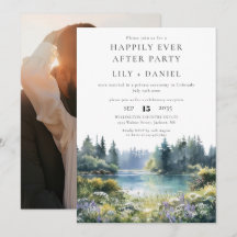 Glücklich bis ans Ende Foto Waldsee Hochzeit