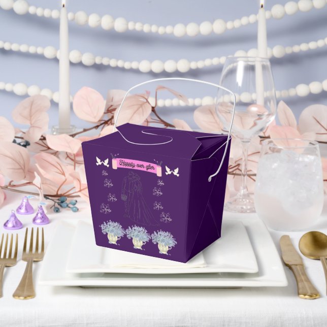 Glücklich bis ans Ende ihrer Tage Geschenkschachtel (Hochzeit)