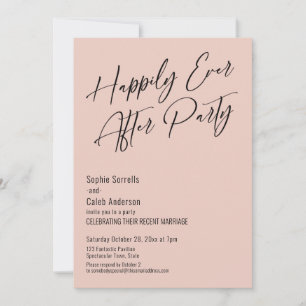 Glücklich bis ans Lebensende Party Moderne elegant Einladung