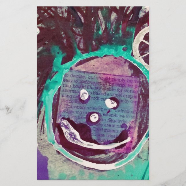 glücklich briefpapier (Vorderseite)