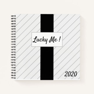 Glücklich! Button-Strippenbuch Notizbuch