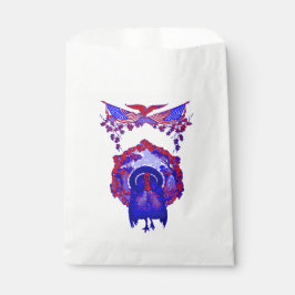 glücklich dankend Türkei patriotisch Vintag Geschenktütchen