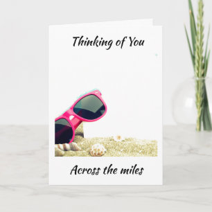 GLÜCKLICH DANKSGIVING AUS "ÜBER DIE MEILEN" FEIERTAGSKARTE