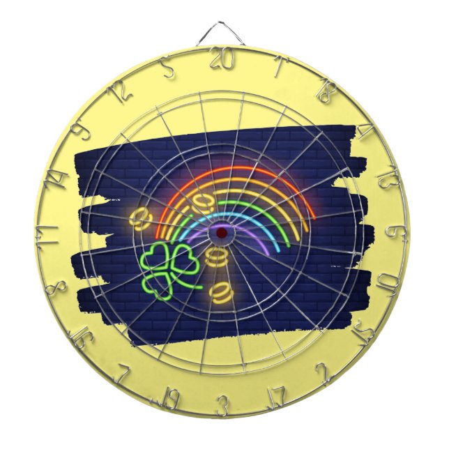 Glücklich! Dart Board Dartscheibe (vorne)