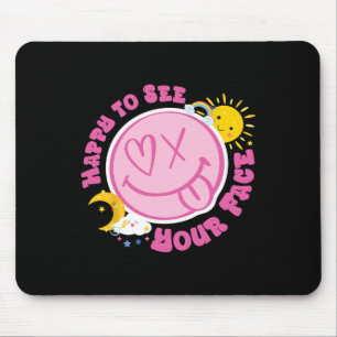 Glücklich, dein lustiges, süßes Gesicht wiederzuse Mousepad