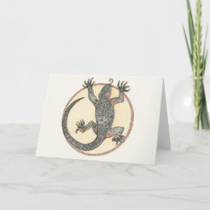 Glücklich die Eidechse von Sedona, Arizona Karte