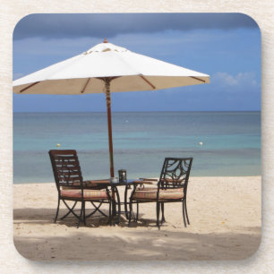 Glücklich Draußen Getränkeuntersetzer
