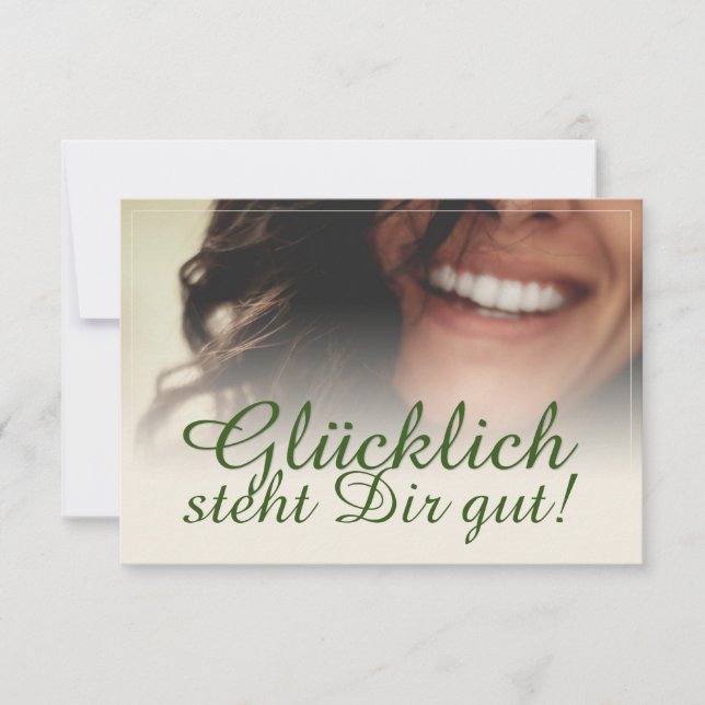Glücklich, du Arsch! (Vorderseite)