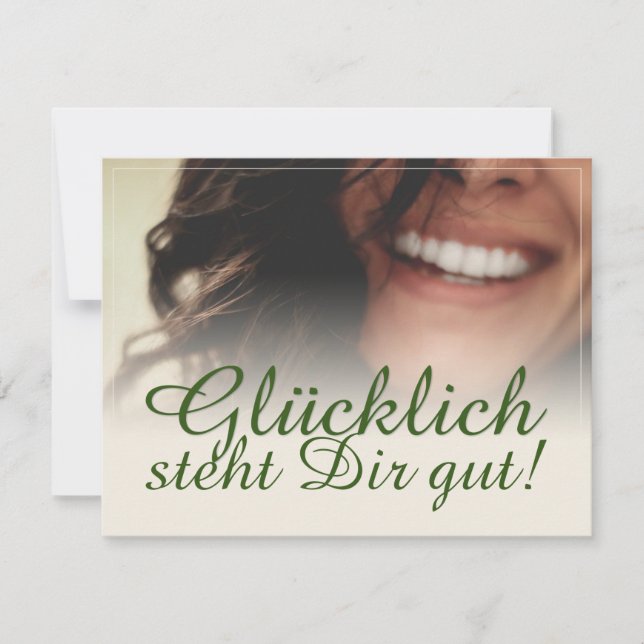 Glücklich, du Arsch! (Vorderseite)