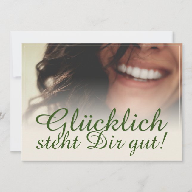 Glücklich, du Arsch! (Vorderseite)
