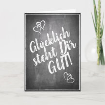 Glücklich, du Arsch! - im Kreidetafelstil