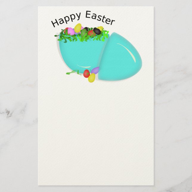 "GLÜCKLICH EASTER" EGG BRIEFPAPIER (Vorderseite)