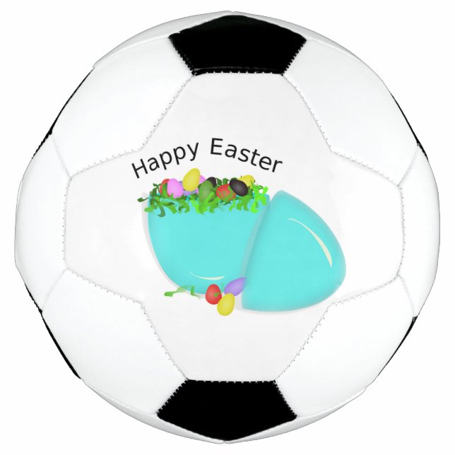 "GLÜCKLICH EASTER" EGG FUßBALL (Vorderseite)