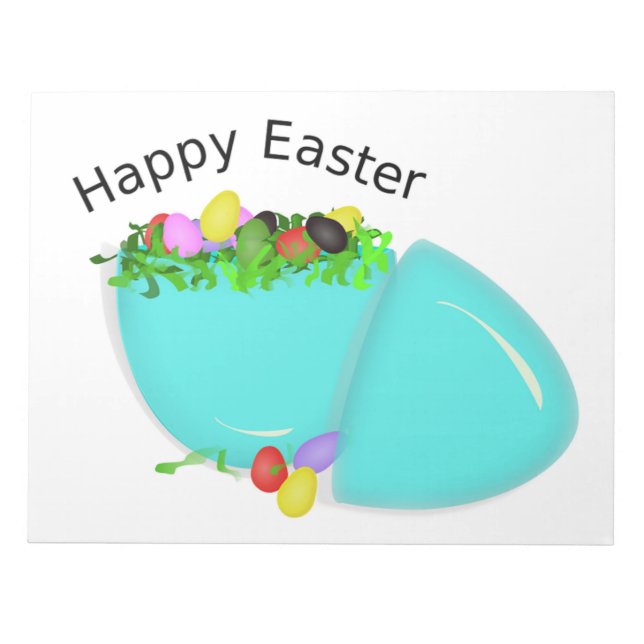 "GLÜCKLICH EASTER" EGG NOTIZBLOCK (Vorderseite)