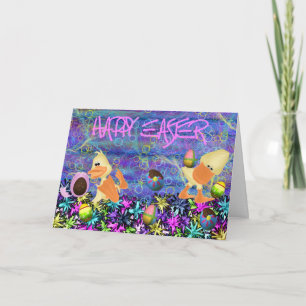 GLÜCKLICH EASTER FEIERTAGSKARTE