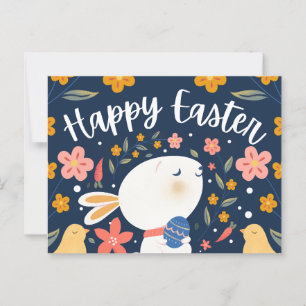 GLÜCKLICH EASTER POSTKARTE