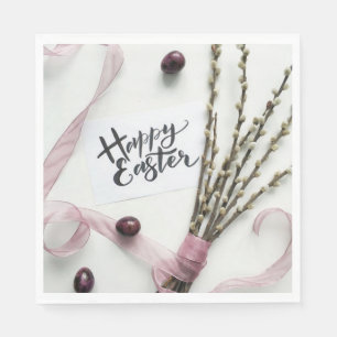 GLÜCKLICH EASTER SERVIETTE