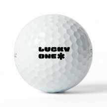 Glücklich ein Golf Ball