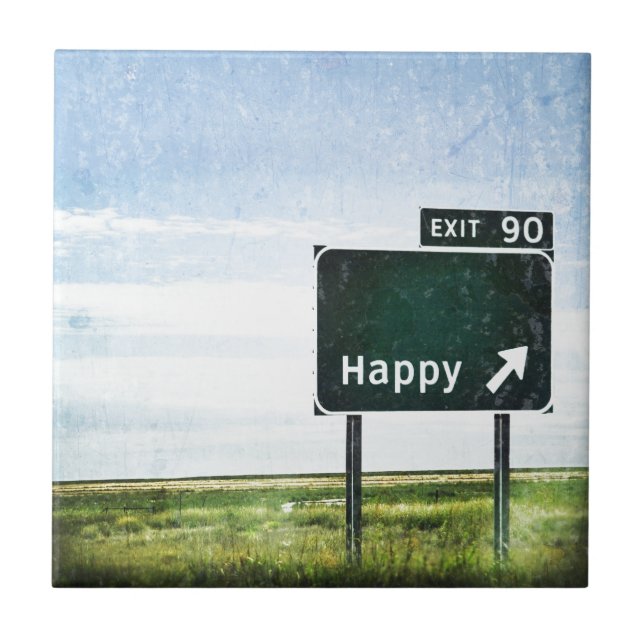 Glücklich Fliese (Vorderseite)