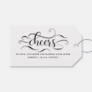 Glücklich für immer nach Hochzeit Geschenkanhänger