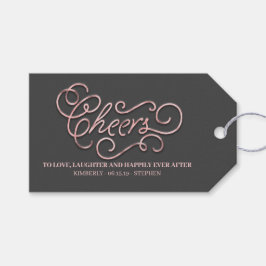 Glücklich für immer nach Hochzeit Geschenkanhänger