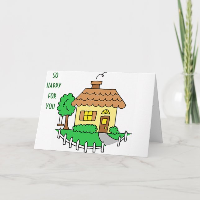 GLÜCKLICH FÜR SIE/NEUE ERINNERUNGEN IN IHRER NEUEN ANKÜNDIGUNG (Vorderseite)