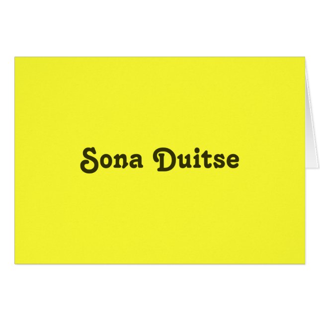 GLÜCKLICH FÜR SIE=SONA DUITSE (Vorderseite (Horizontal))