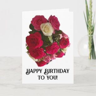 glücklich Geburtstag für dich! Karte