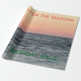 GLÜCKLICH GEBURTSTAG JESUS! Geschenkpapier