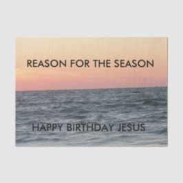 GLÜCKLICH GEBURTSTAG JESUS! Seidenpapier