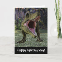 Glücklich Geburtstag T-rex Tyrannosaurus Custom Ag