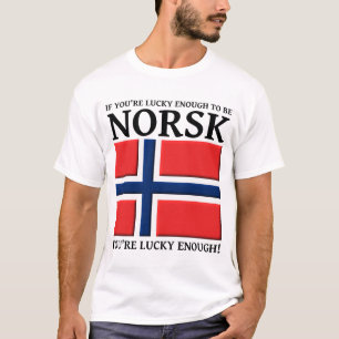 Glücklich genug Norsk Shirt sein