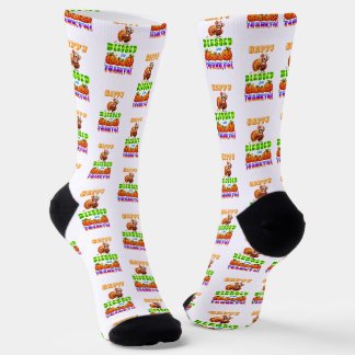 Glücklich Gesegnet Und Dankbar Socken