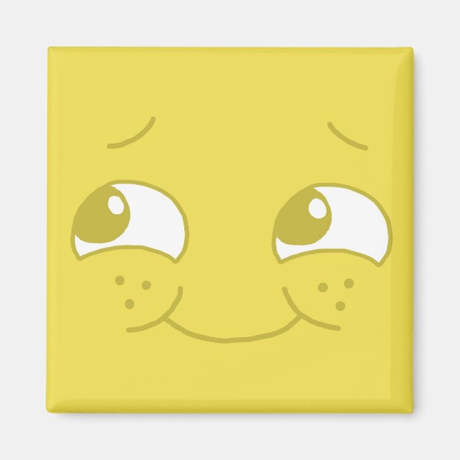 Glücklich glücklich magnet (Vorne)