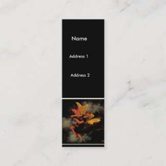 Glücklich… Glücklich Mini Visitenkarte