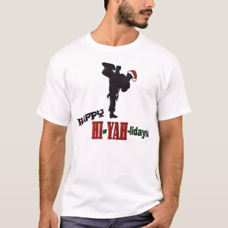 Glücklich Hallo-Yah-Lidays T-Shirt