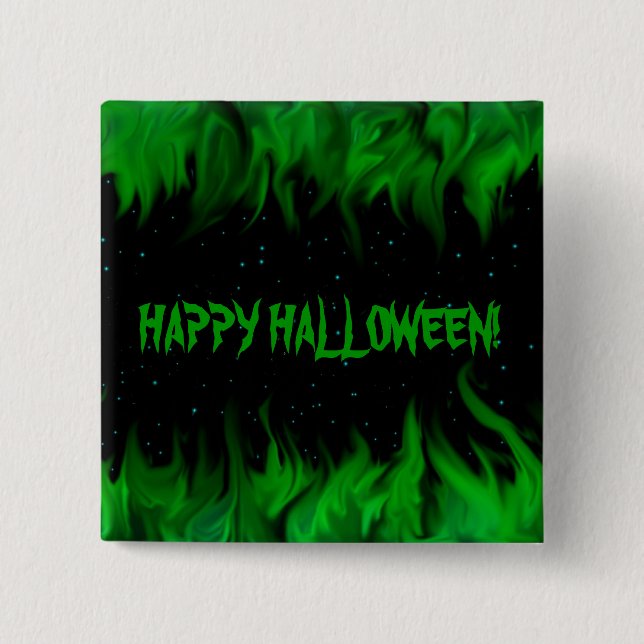 GLÜCKLICH HALLOWEEN! BUTTON (Vorderseite)