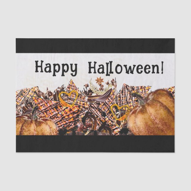 GLÜCKLICH HALLOWEEN! : SEIDENPAPIER (Vorderseite)